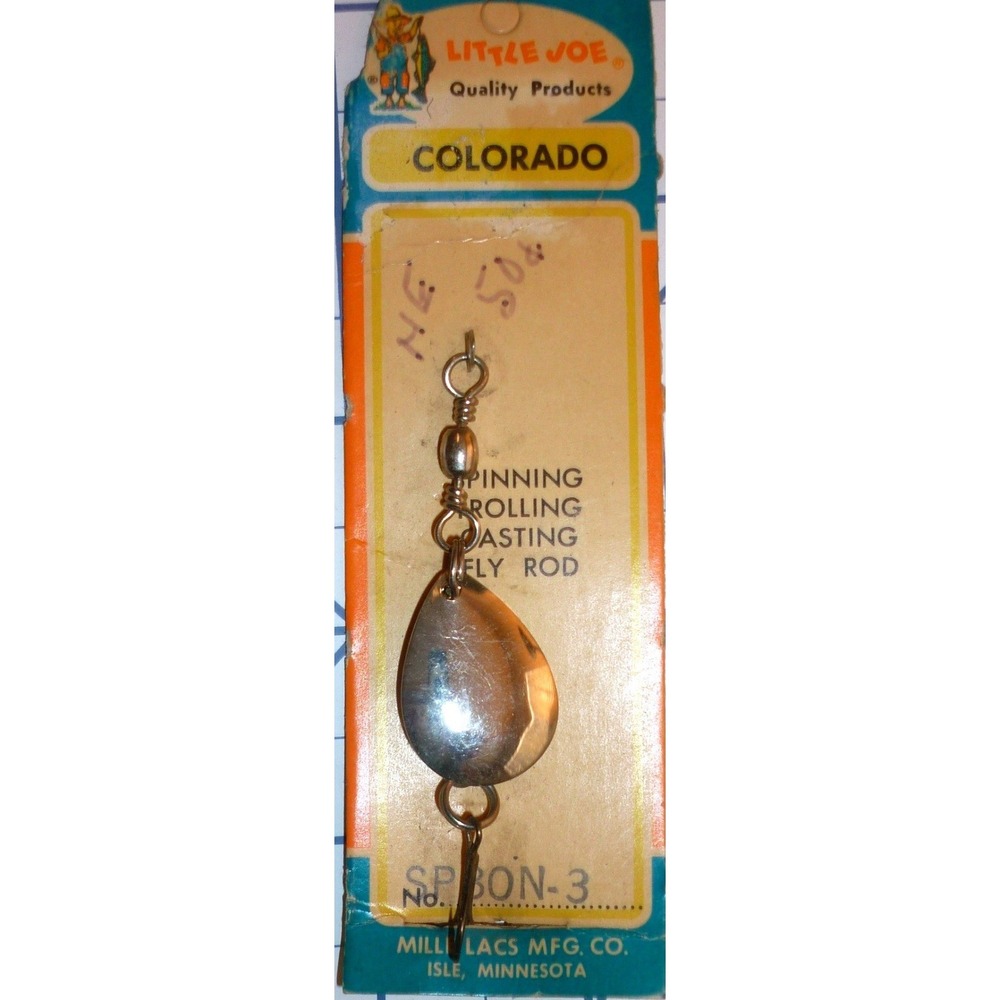 Little‎ Joe Colorado Spoon Spinner Fishing Lure SP30N-3 Milli Lacs MN USA